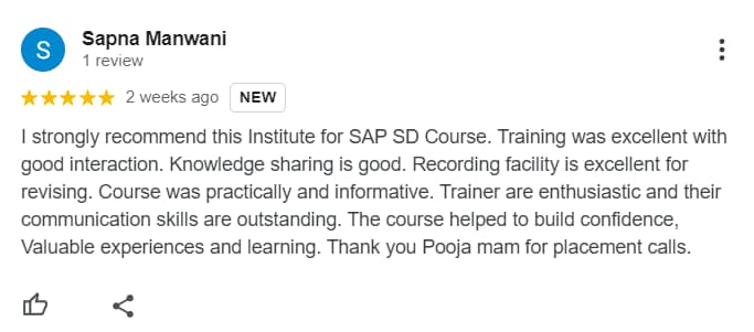 SAP SD Review